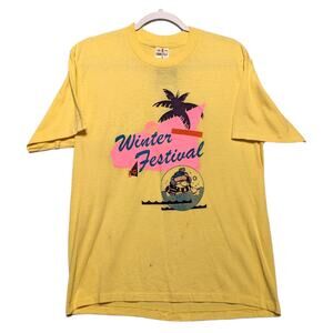 1989 MCCC Winter Festival event t shirt